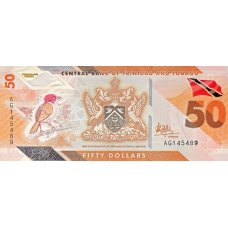 (595) ** PN64 Trinidad & Tobago 50 Dollars Year 2020 (Polymer)
